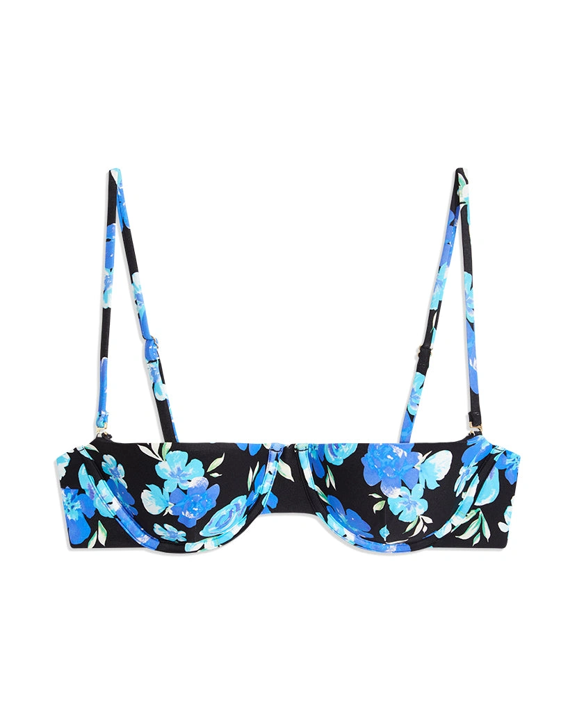 Blumiger 90er-Jahre-Balkonett-Bikini: Nostalgie trifft Sommerzauber – Dein perfektes Strand-Statement!